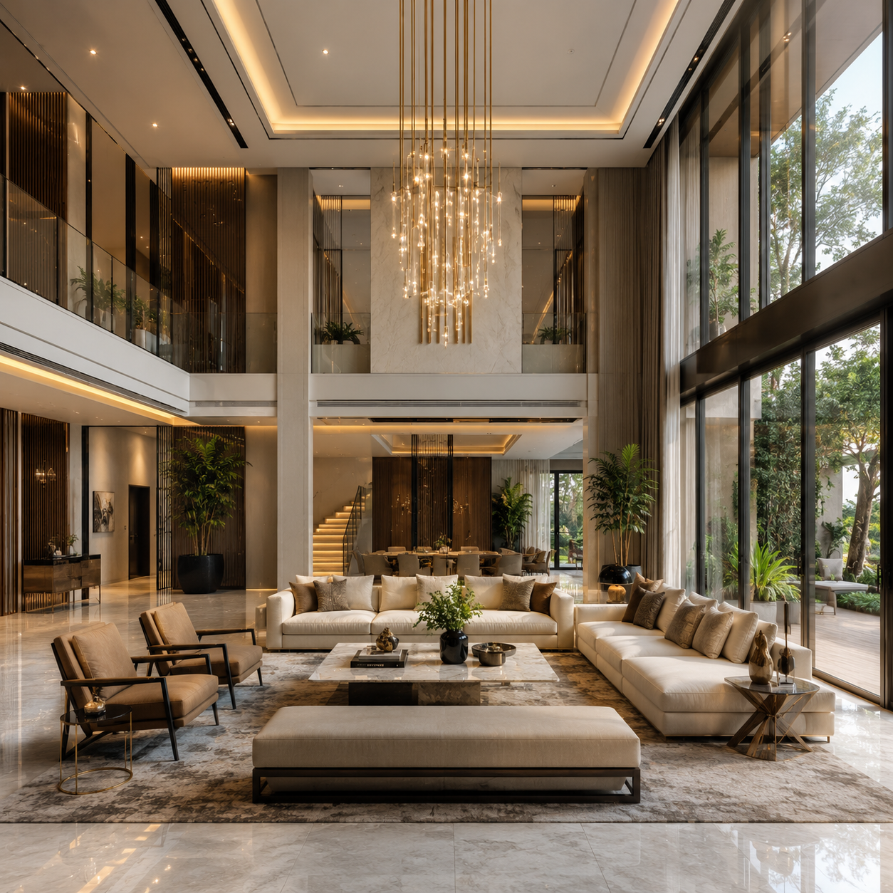 Luxury villa interior design
